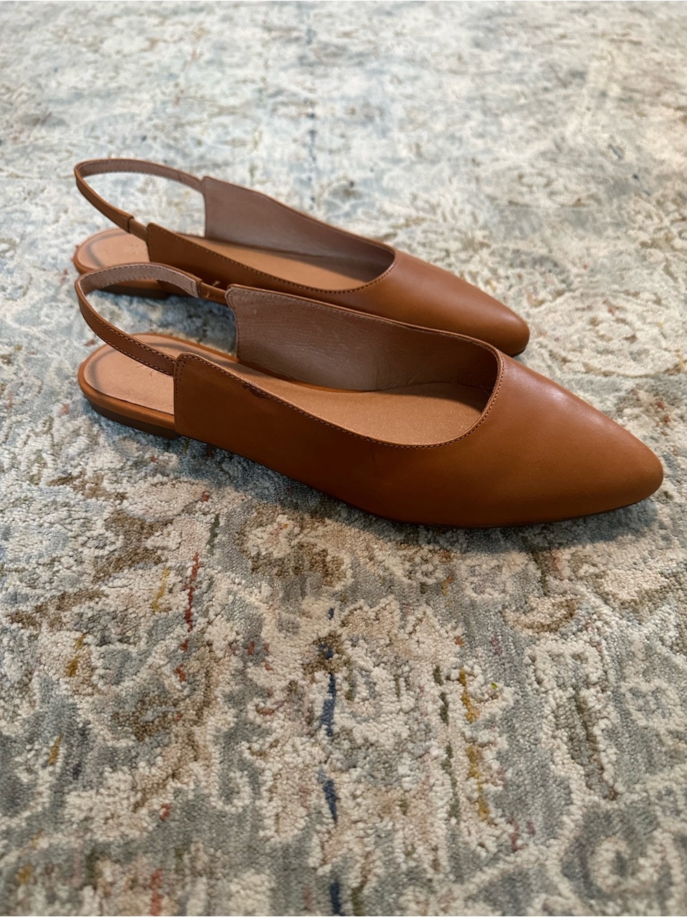 Madewell English Saddle Slingback Flats